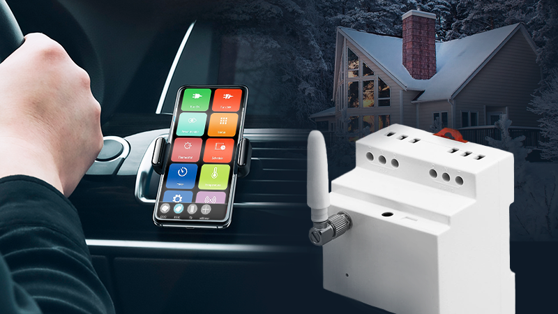 Приезжай в тепло! Умный и безопасный дом с контроллером Simpal D210