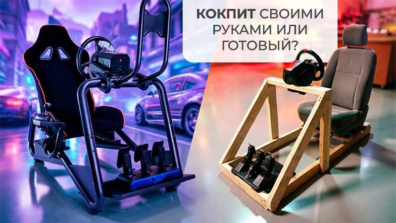Самодельный кокпит или готовое решение от PXN: что лучше?