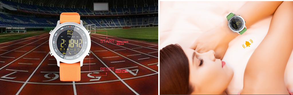 CARCAM EX18 оснащены функциями будильника и секундомера