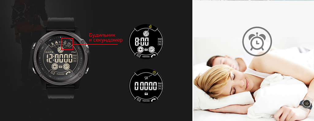 CARCAM EX26 оснащены функциями будильника и секундомера