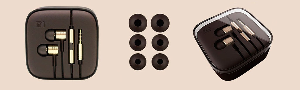 Наушники Xiaomi 1MORE Piston Classic silk gold - Эластичный кабель