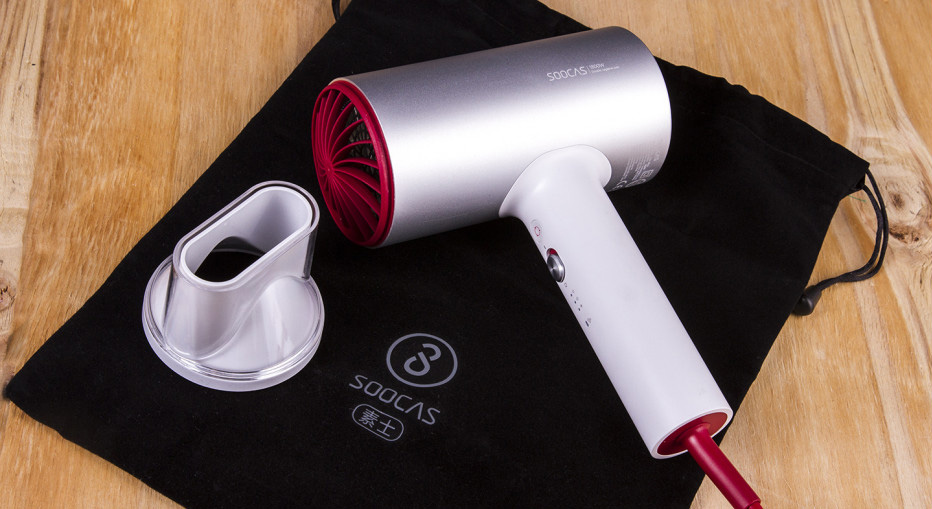 Обзор на Xiaomi Soocare Anions Hair Dryer H3S - набор