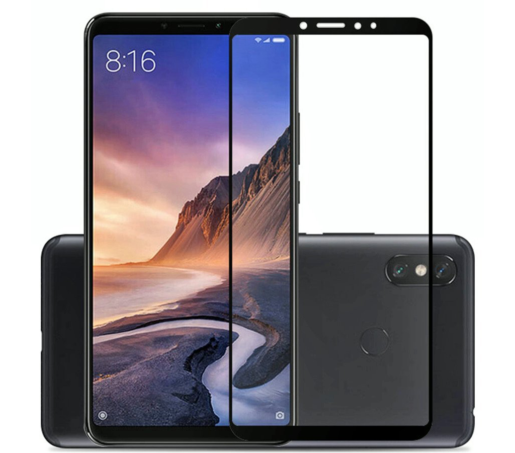 Защитное стекло Xiaomi Mi Max 3 с рамкой 9H Full Glue без упаковки3.jpg