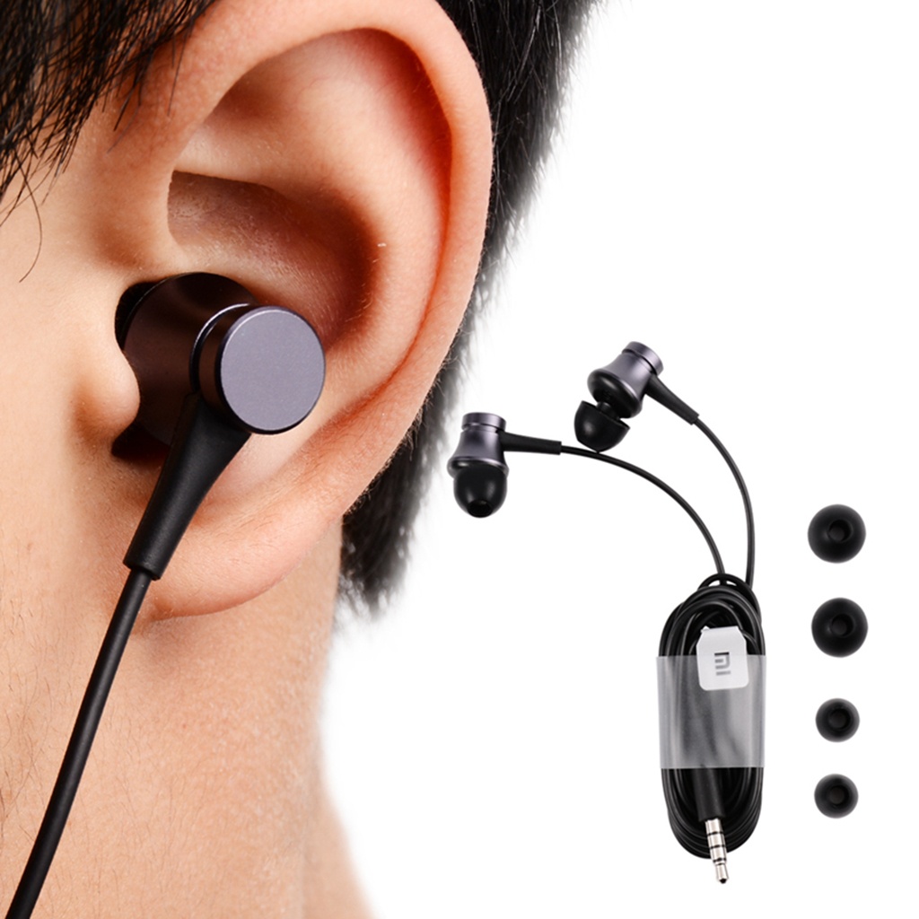 Наушники Xiaomi Mi Piston In-Ear Headphones Fresh Edition - Микрофон