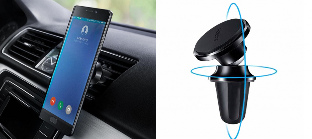 Автодержатель магнитный Xiaomi Roidmi – магнитный держатель для смартфонов с креплением на воздуховод автомобиля