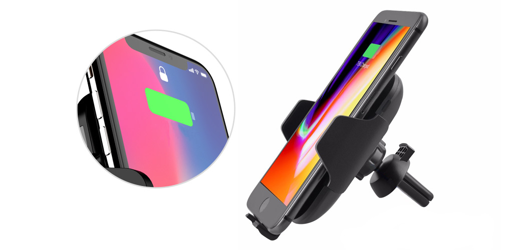 CARCAM CAR WIRELESS CHARGER C9 — Встроенная беспроводная зарядка