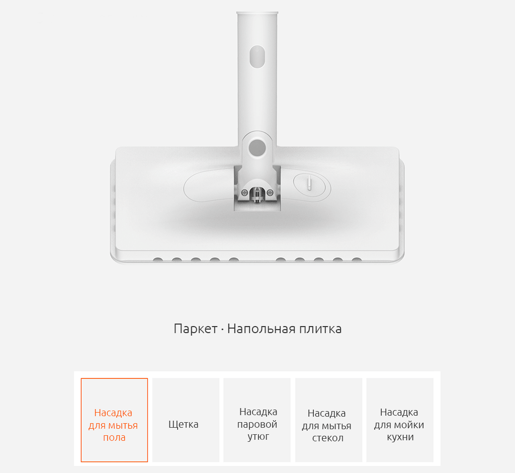 Xiaomi Steam Cleaner DEM-ZQ600 - Уборка любых поверхностей