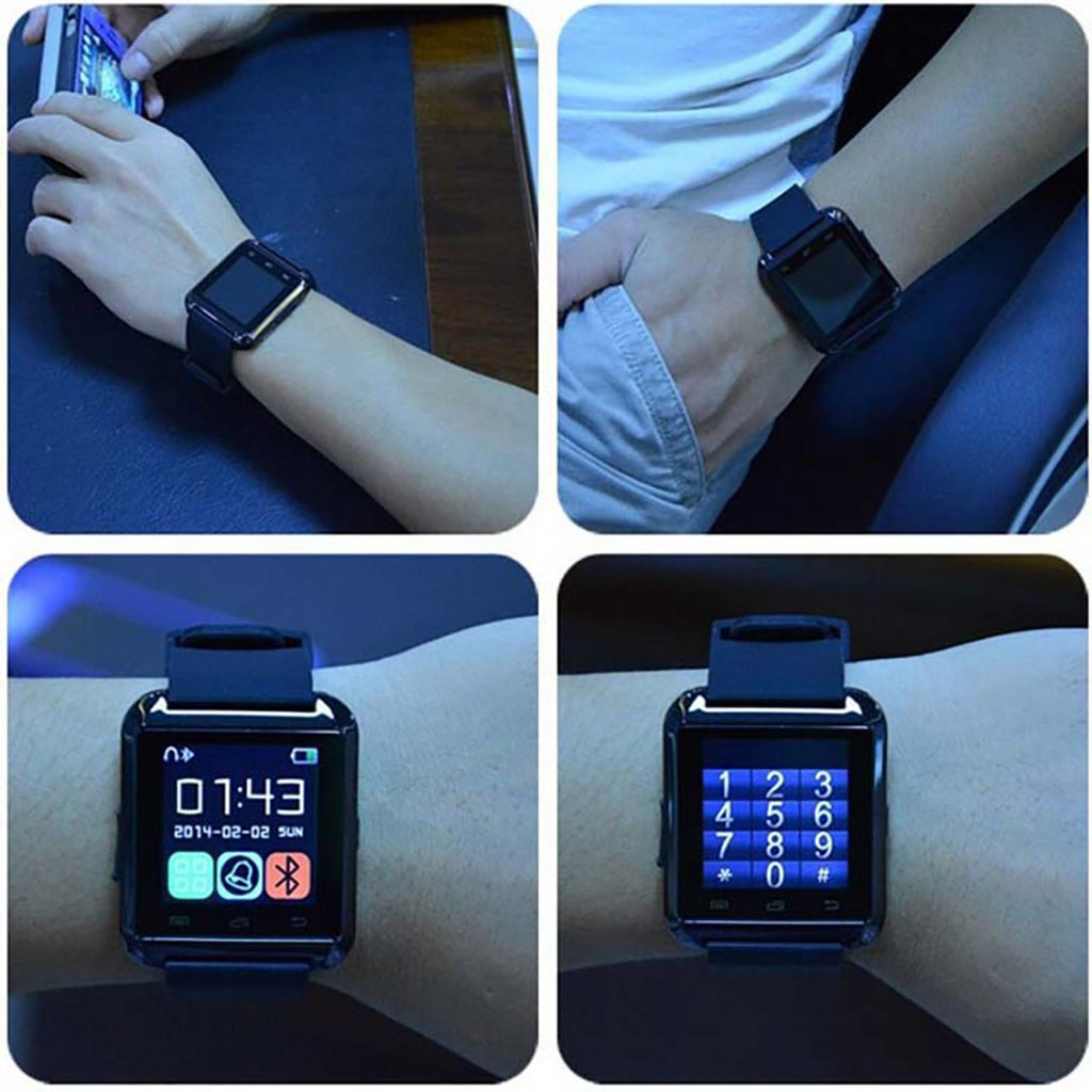 Часы SMART WATCH U8 Black - Удобный органайзер