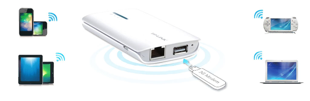 TP-LINK TL-MR3040 – компактным Wi-Fi роутер, оснащенный USB-портом для подключения 3G/4G модемов.