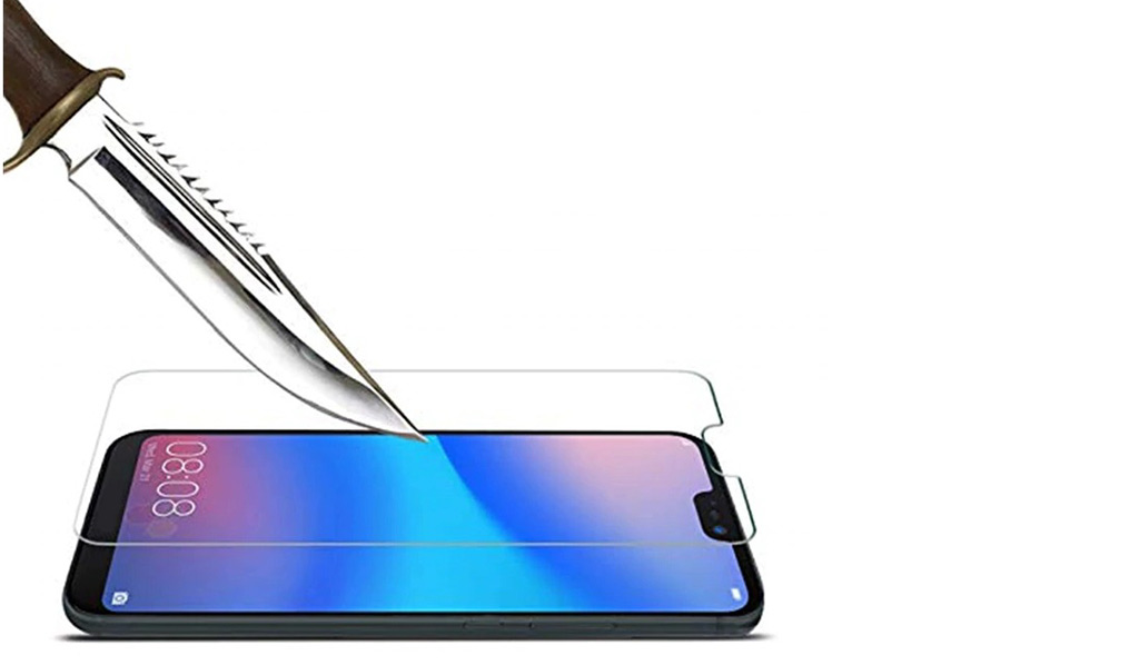 Стекло для HUAWEI P20 LITE прозрачный ТЕХПАК - Обновленный внешний вид