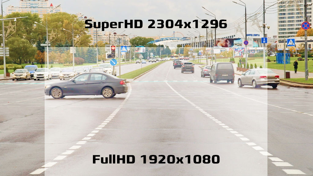 CARCAM COMBO 5 - Запись в разрешение Super HD
