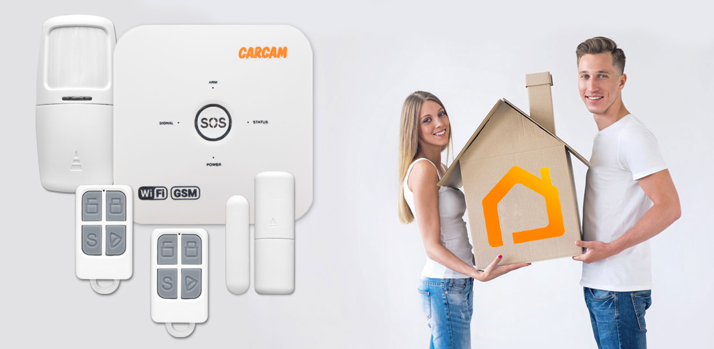 CARCAM GSM Alarm Kit - основной блок управления системой безопасности