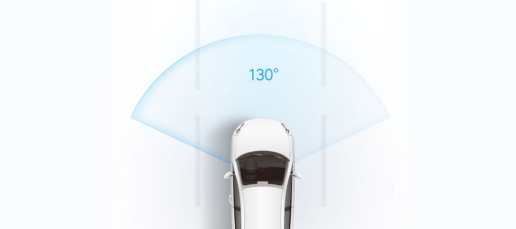 Xiaomi 70 Meters Intelligent Traffic Recorder – угол обзора 130°