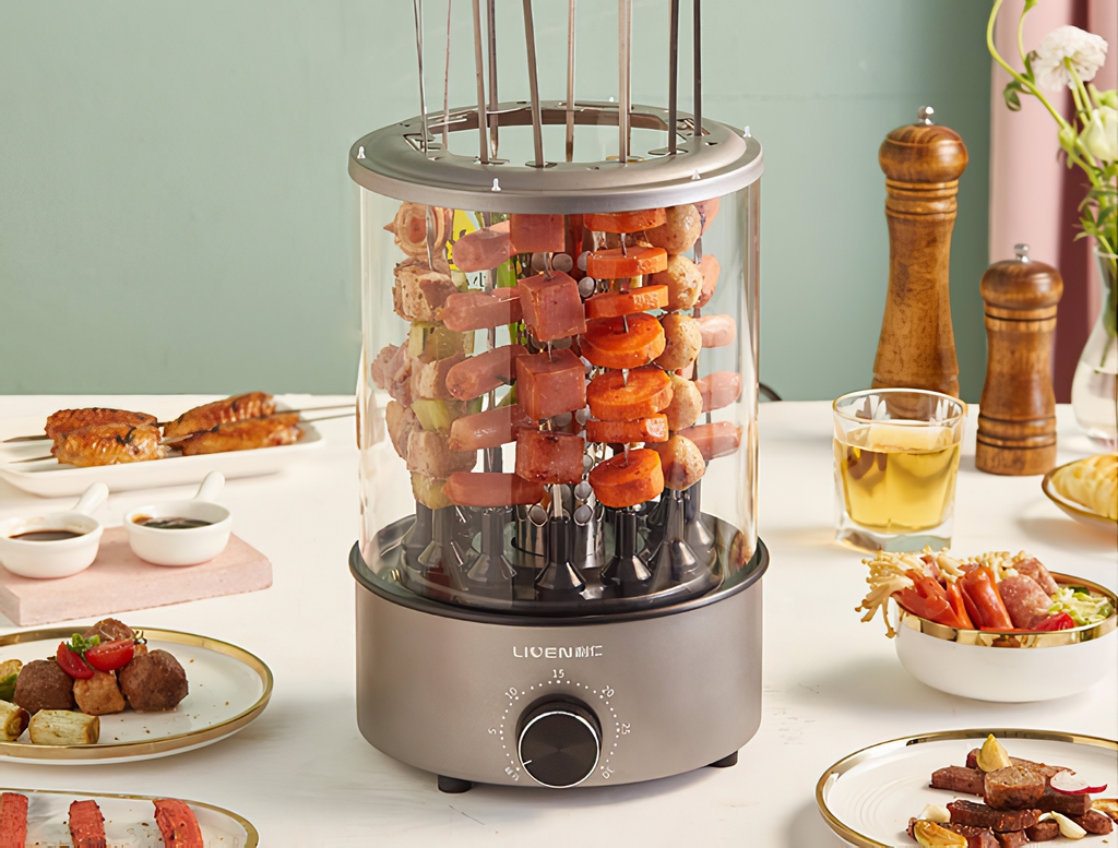Электрошашлычница Liven Automatic Rotating Skewer Machine 4.jpg