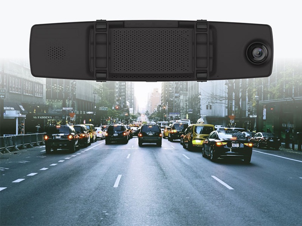YI Mirror Dash Camera – Micro SD до 64 ГБ