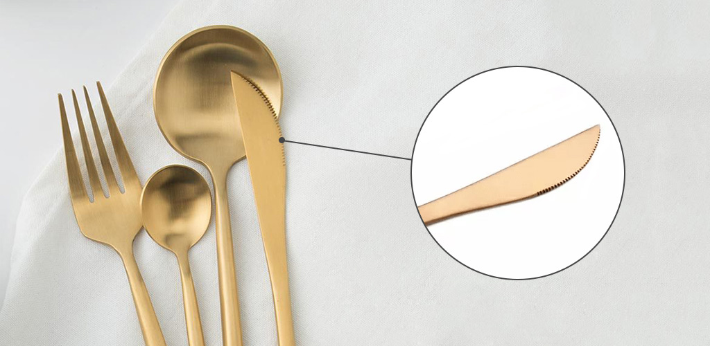 Xiaomi Maison Maxx Modern Flatware Set Gold - Нож с зубцами