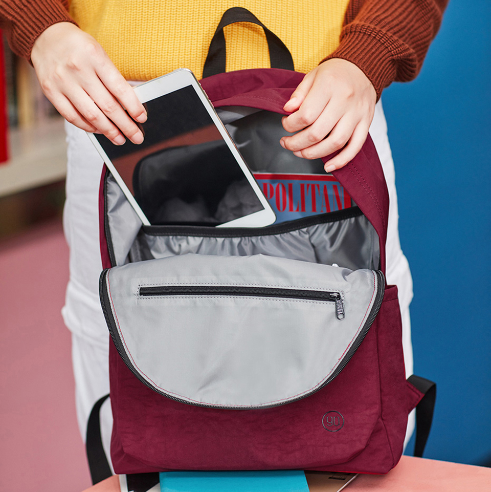 Xiaomi 90 Points Youth College Backpack Pink 6.jpg