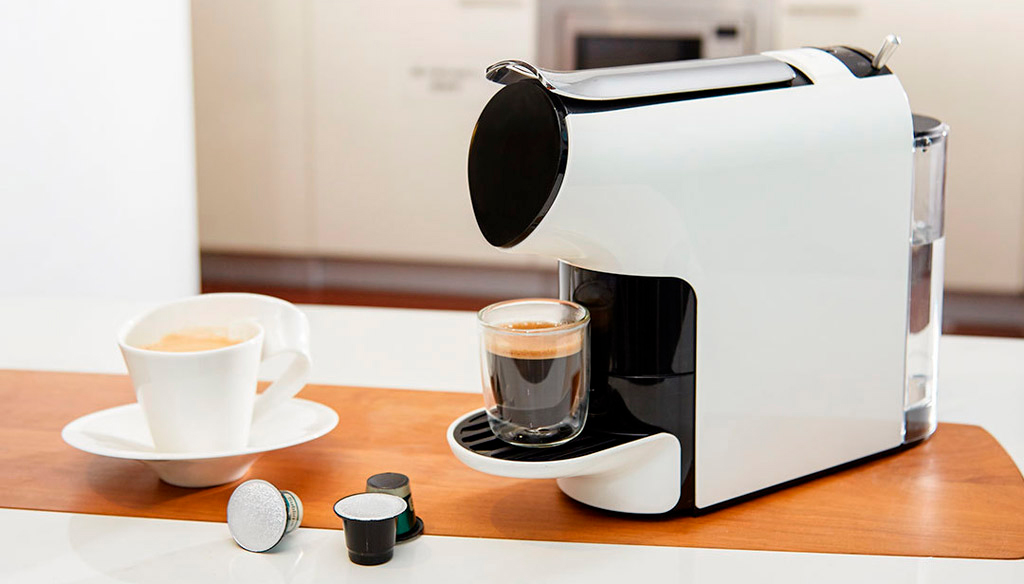 Капсульная кофемашина Xiaomi Scishare Capsule Espresso обладает компактными габаритами