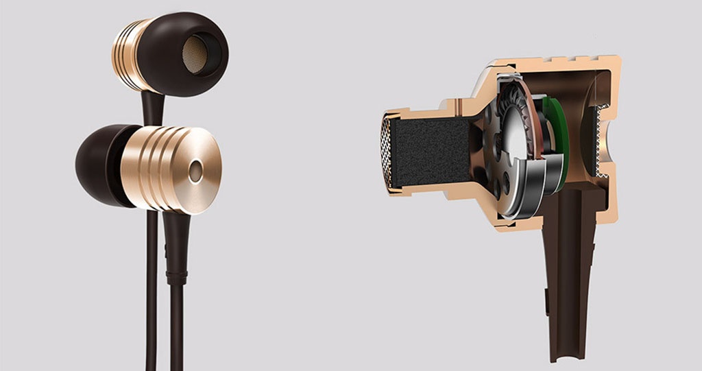 Наушники Xiaomi 1MORE Piston Classic silk gold - Детализированный звук