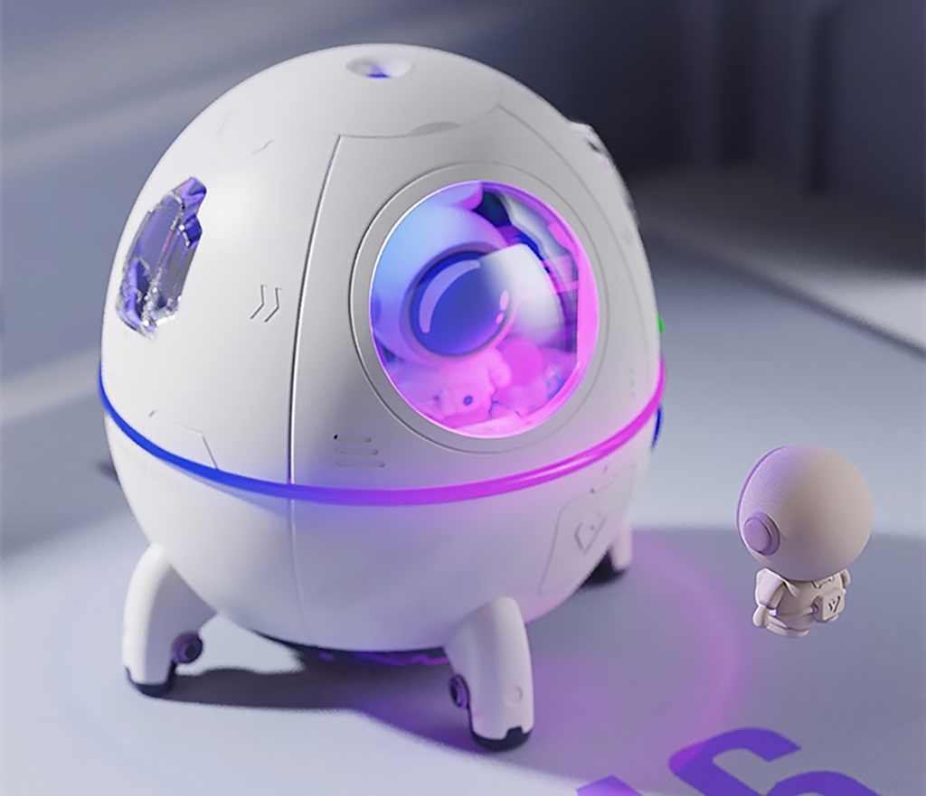 Space Capsule Humidifier White (MJ046) 2.jpg