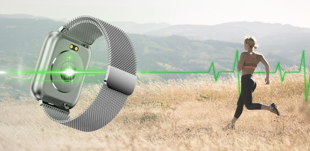 CARCAM SMART WATCH F11 - SILVER — Пульсометр