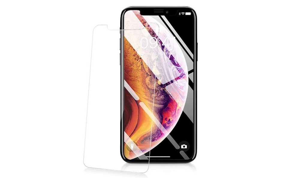 Стекло для iphone XR прозрачный ТЕХПАК