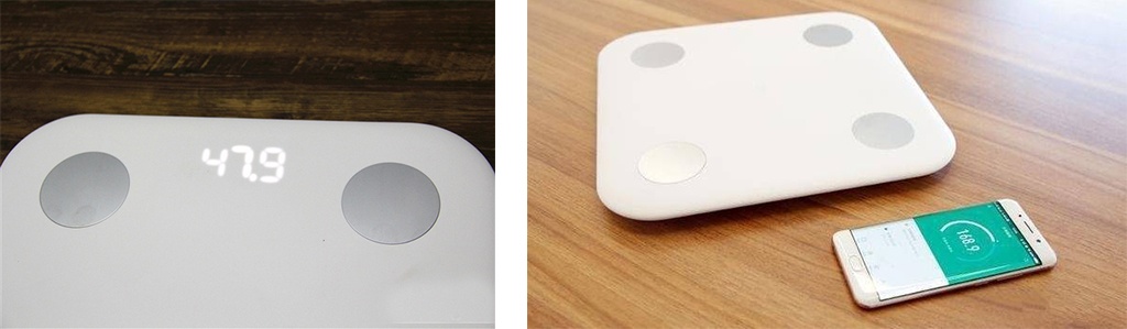 Умные электронные напольные весы Xiaomi Mi Smart Scale 2 - контроль веса
