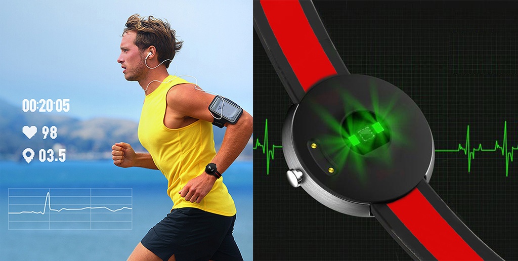 Часы SMART WATCH V06 RED - Фитнес-трекер