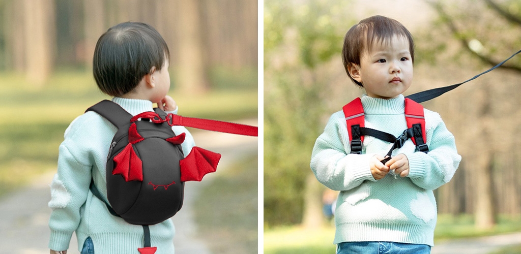 Xiaomi Xiaoyang Anti-Lost Flying Wing Baby (Little devil) Black — ПОВОДОК