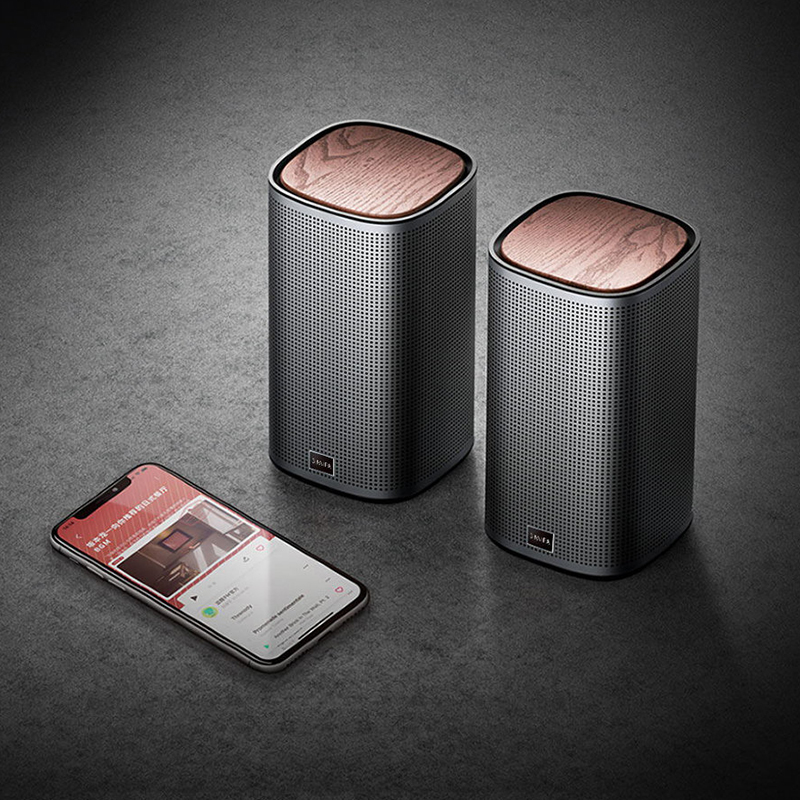 Xiaomi Binnifa Desktop Computer Stereo Bluetooth Speaker 2D Silver 4.jpg