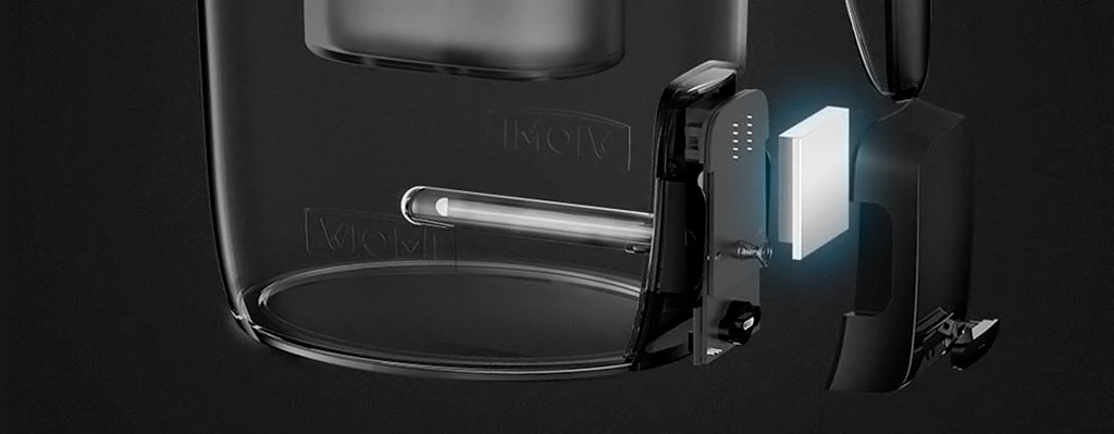В Viomi Filter Kettle L1 используются ультрафиолетовые волны длиной 253,7 нм