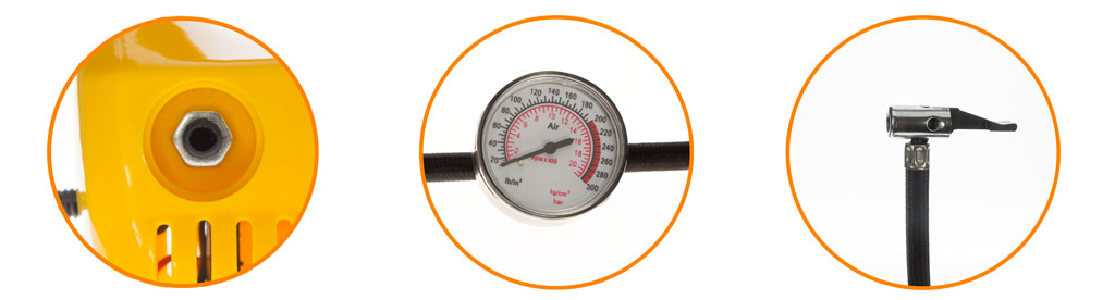 Автомобильный пылесос CARCAM Vacuum-4 - Встроенный компрессор