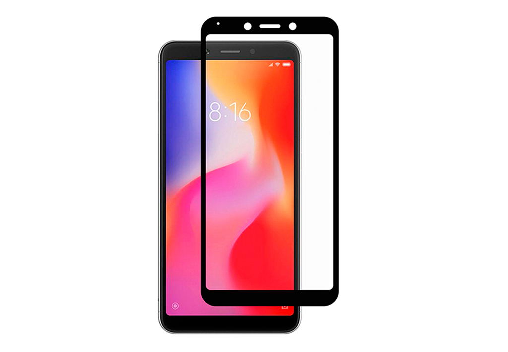 Защитное стекло Xiaomi Redmi 66A с рамкой 9H Full Glue без упаковки2.JPG
