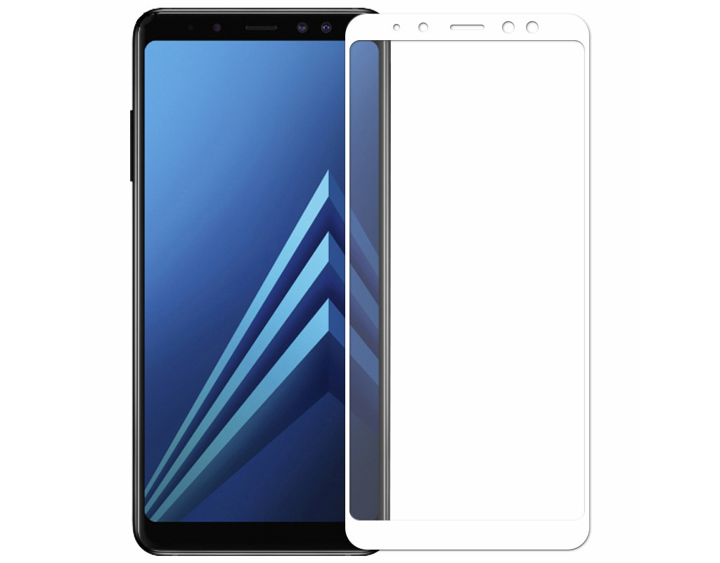 Защитное стекло Samsung A8 (2018) 5D Full Face2.jpg