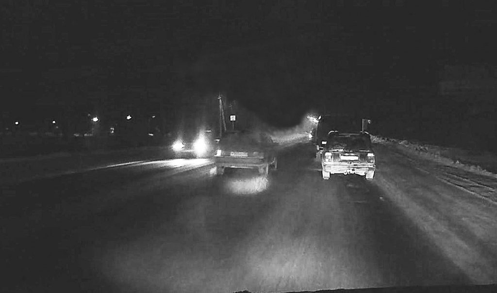 Автомобильный видеорегистратор CARCAM R1 - Ночная съемка