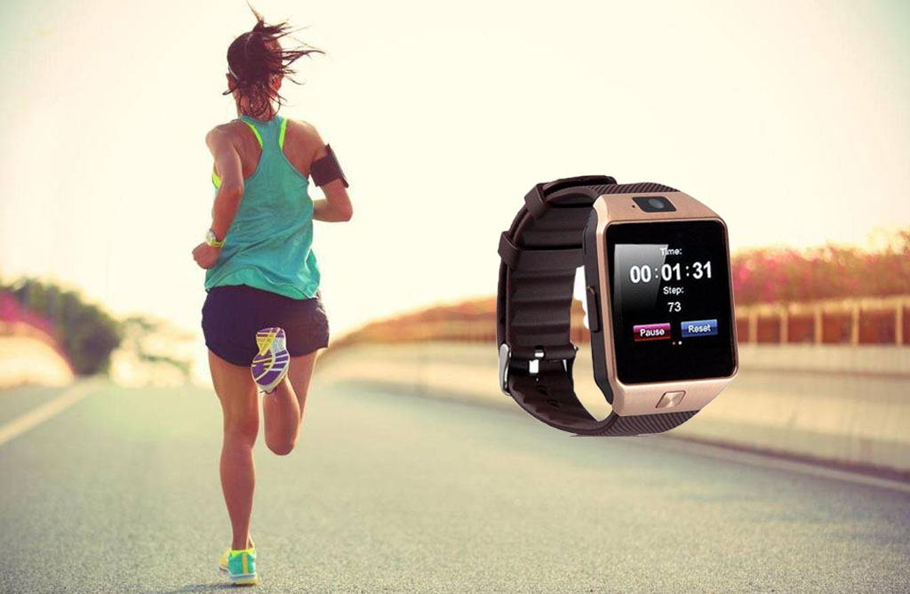 Смарт часы SMART WATCH DZ09 Gold - Фитнес трекер