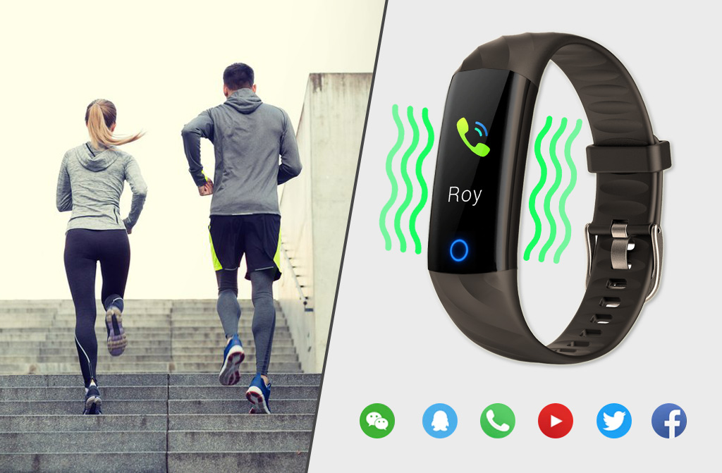 Уведомления в CARCAM Smart Band S5 black