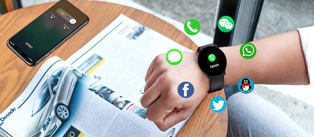 Carcam Smart Watch W8 - Уведомления