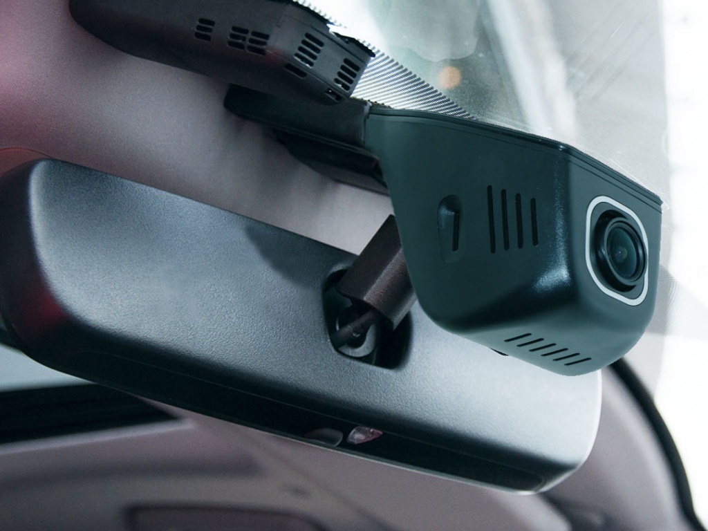 Штатный автомобильный видеорегистратор CARCAM U8-HD - Скрытая установка