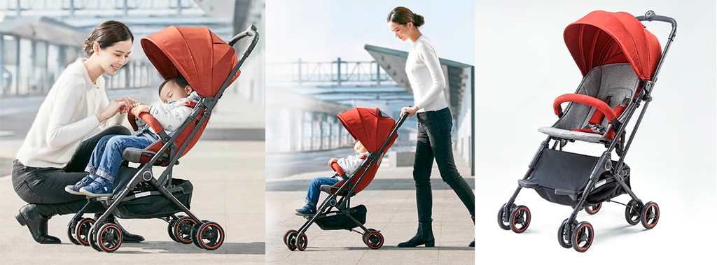 Детская коляска трансформер Xiaomi Light Baby Folding Stroller
