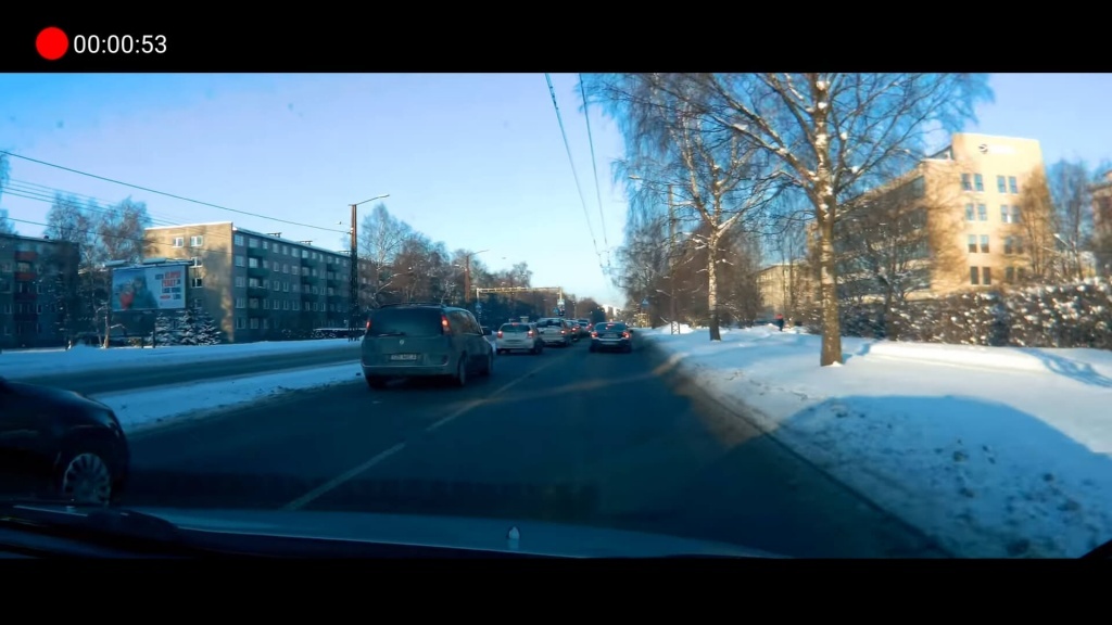 Штатный автомобильный видеорегистратор CARCAM U5-HD - Управление со смартфона