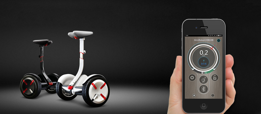 Мини-сегвей CARCAM Mini Robot Pro 36V White - Приложение для Android и iOS