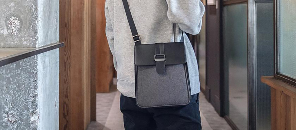 Xiaomi Mi Fashion Commuter Shoulder Bag 2 in1 Black – стильный и удобный рюкзак со съемной сумкой. 