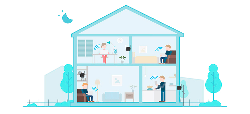 Xiaomi Mi Wi-Fi Amplifier PRO 24 устройства одновременно