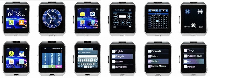 Смарт часы SMART WATCH DZ09 Gold - Удобный органайзер