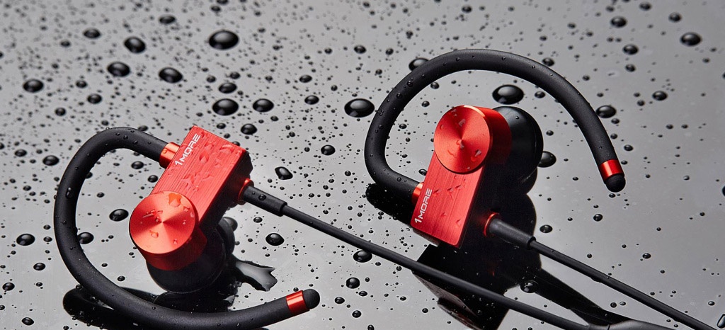  Наушники Xiaomi 1MORE Sports Active EB100 red - Защита от влаги