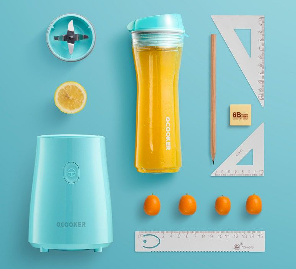 Блендер Xiaomi Qcooker Portable Cooking Machine Youth Version, белый – компактный блендер, выполненный в современном дизайне. 