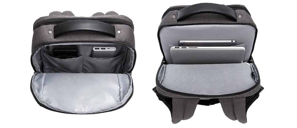 Xiaomi Mi Fashion Commuter Shoulder Bag 2 in1 Black – стильный и удобный рюкзак со съемной сумкой. 