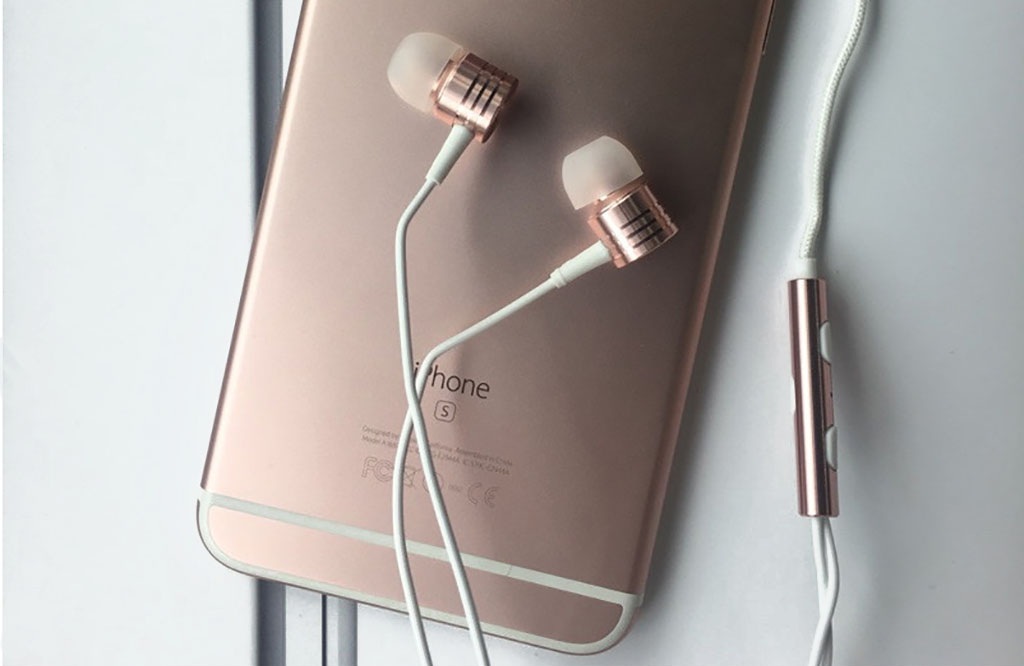 Наушники Xiaomi 1MORE Piston Classic rose gold - Пульт управления