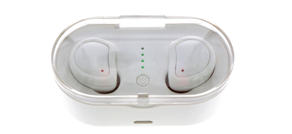  Наушники беcпроводные PB-01 белые - это максимально компактные беспроводные наушники «вкладыши» с докстанцией для зарядки и переноски.